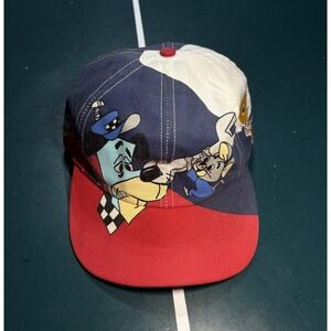 Vintage Rare Cartoon Network Wacky Racing Nascar Hat Flintstones 1996
